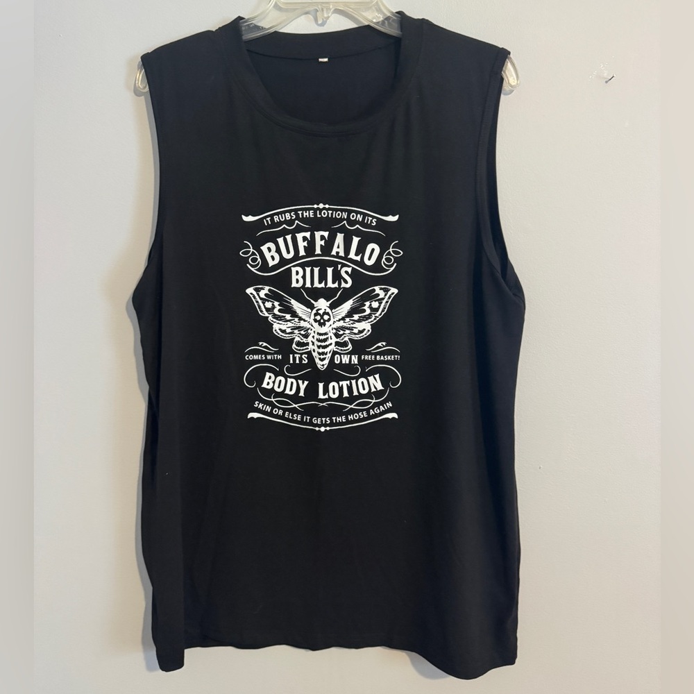 Black Sleeveless Buffalo Bills Shirt- XL
